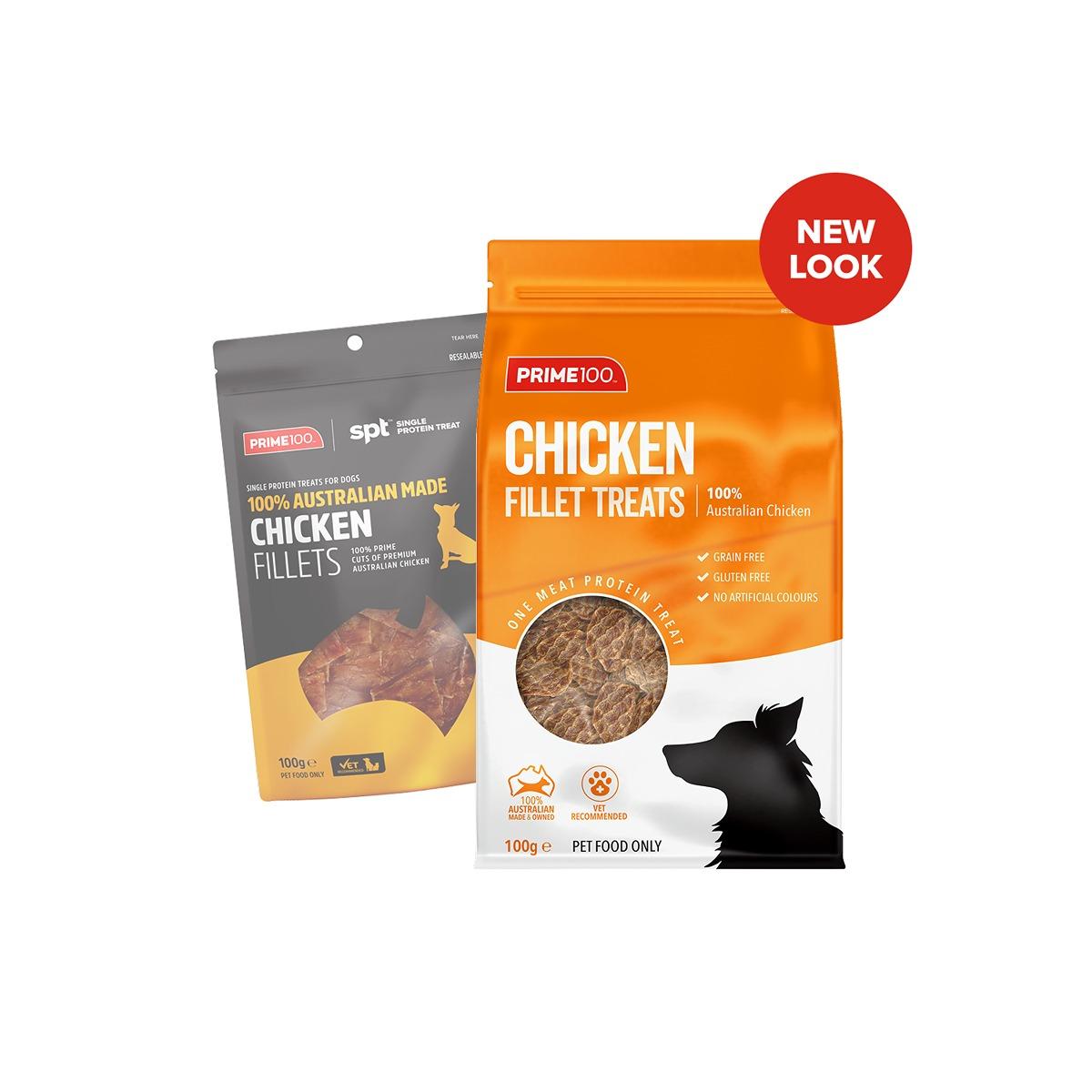 Prime100 Chicken Fillet Dog Treats 100G