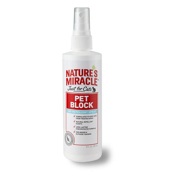 Nature's Miracle Just for Cats Pet Block Repellent Spray 236ml