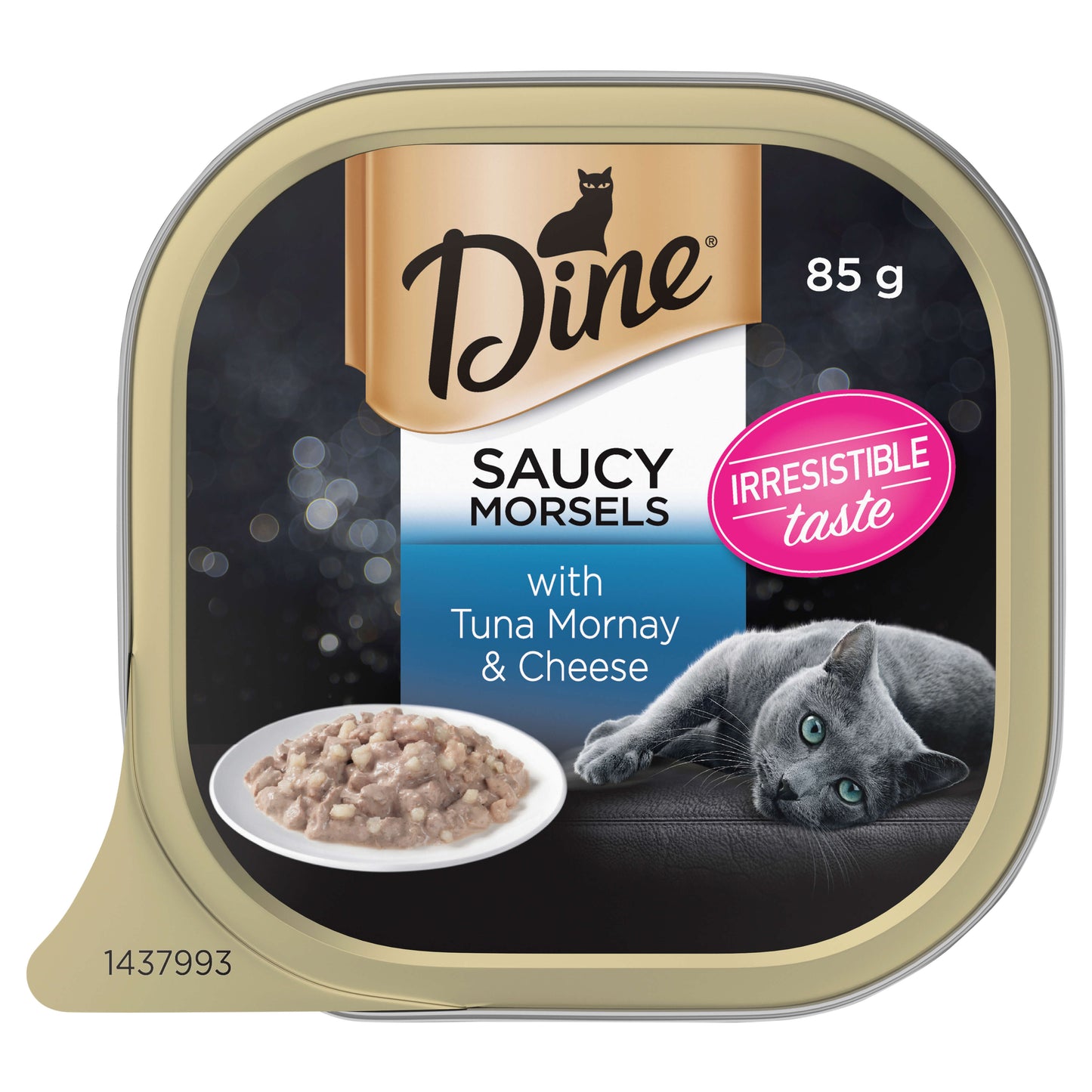 Dine Tuna Mornay with Cheese Cat Food 85gm