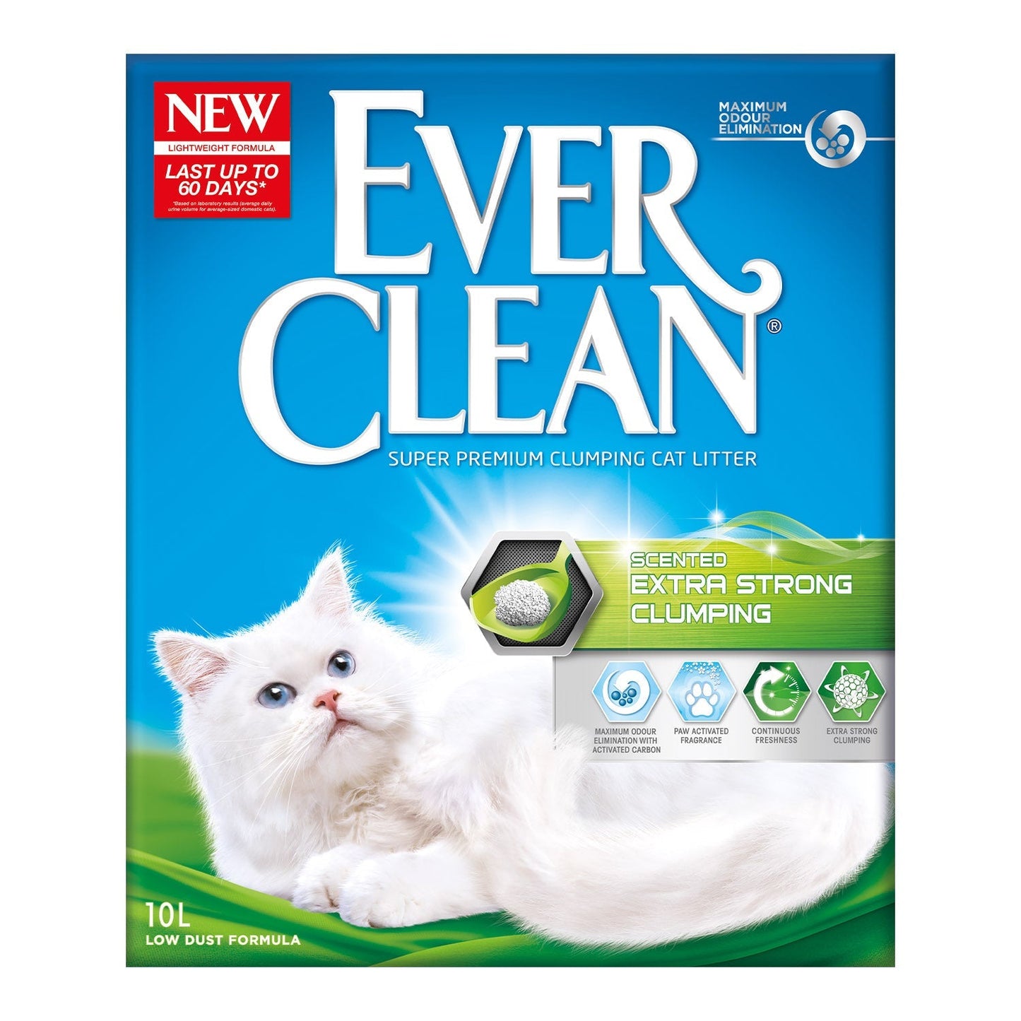 Ever Clean Scented Extra Strong Clumping Cat Litter 10L