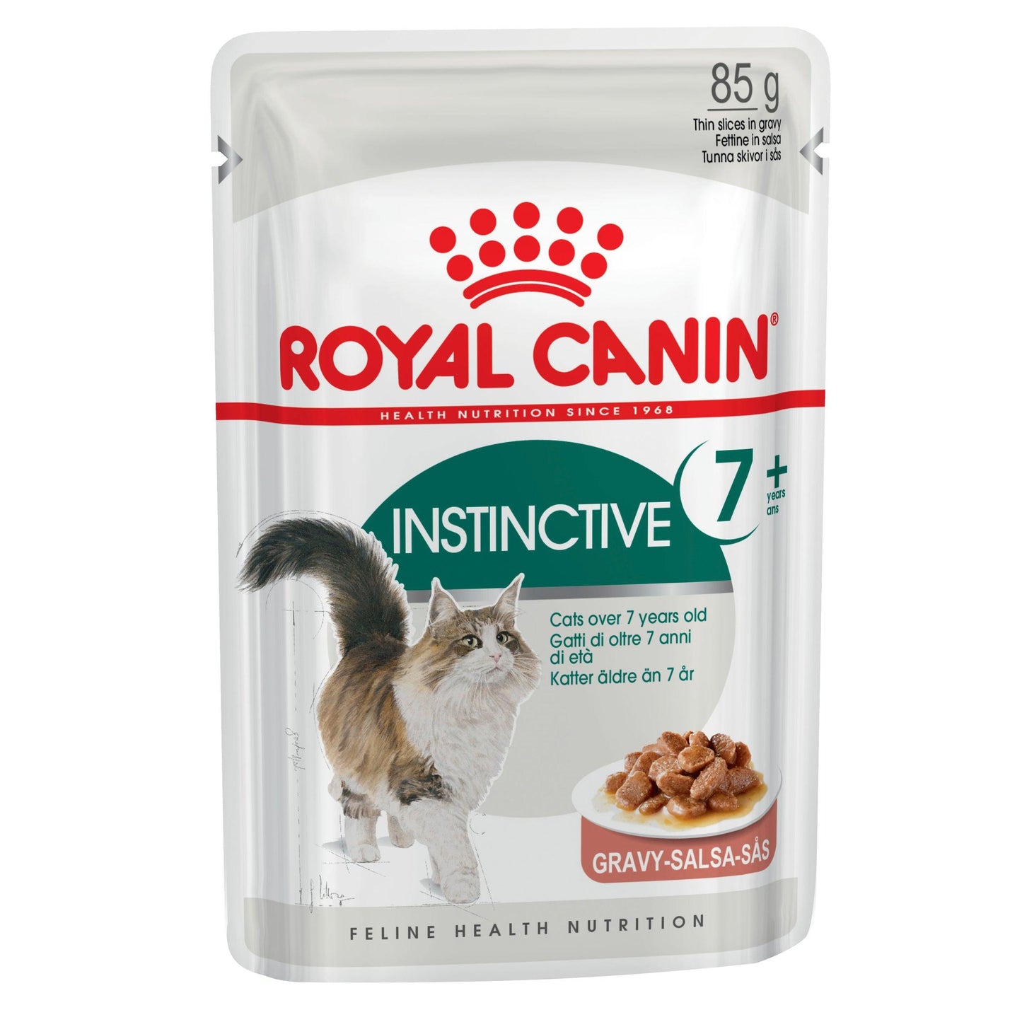 Royal Canin Instinctive 7+ Adult In Gravy Wet Cat Food