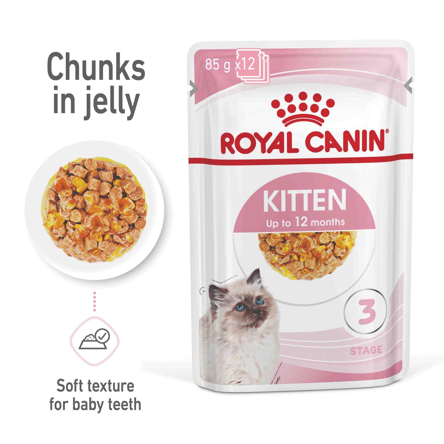 Royal Canin Instinctive Kitten In Jelly Wet Cat Food