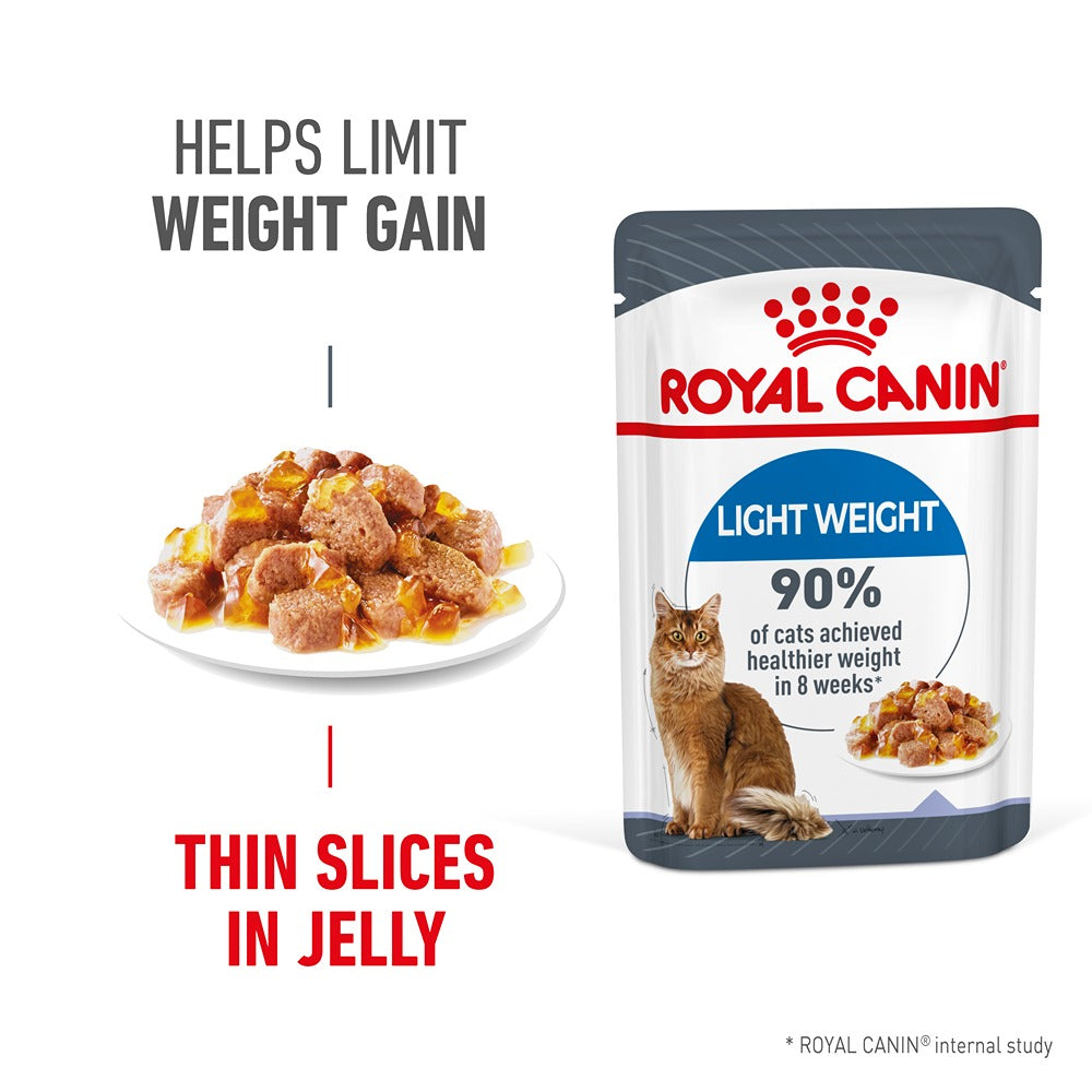 Royal Canin Light Weight Care Jelly Adult Wet Cat Food