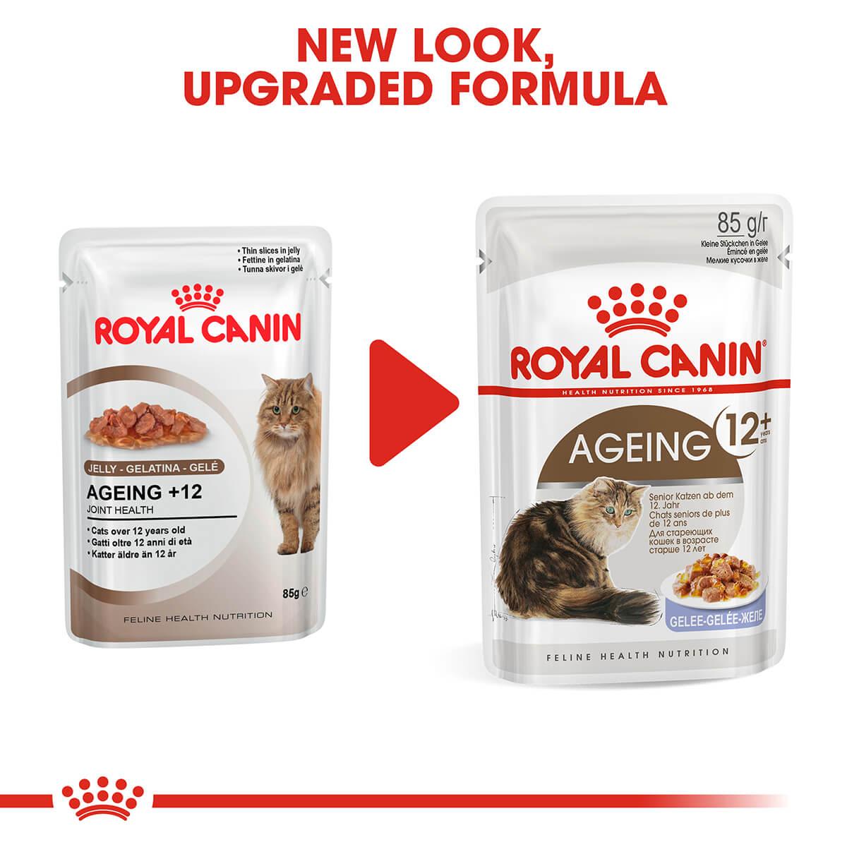 Royal Canin Ageing 12+ Senior In Jelly Wet Cat Food