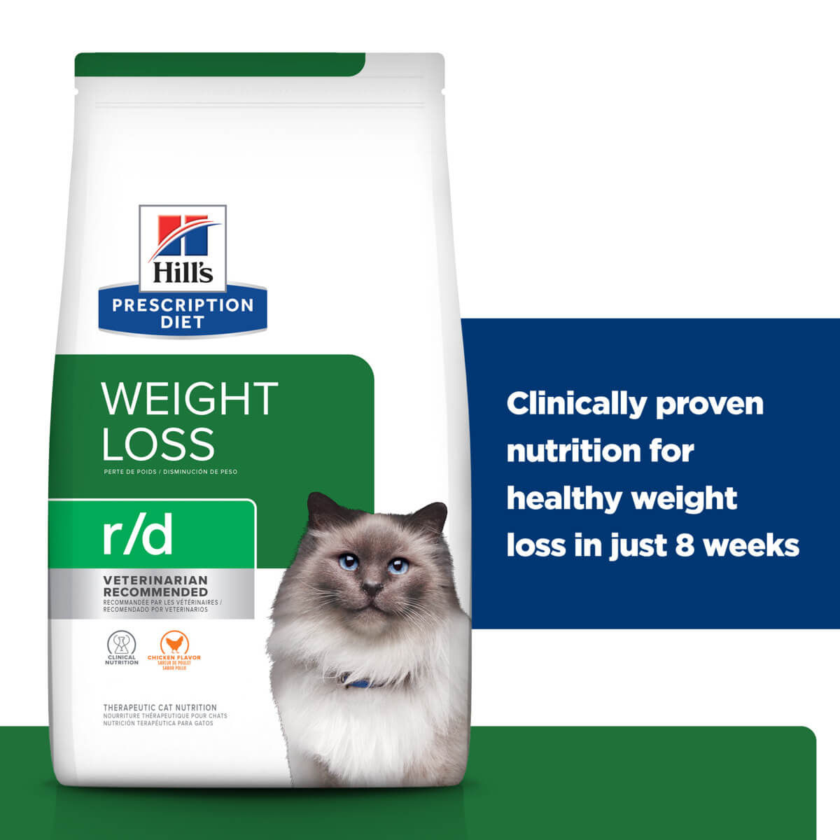 Hill's Prescription Diet R/D Weight Reduction Dry Cat Food 3.85kg