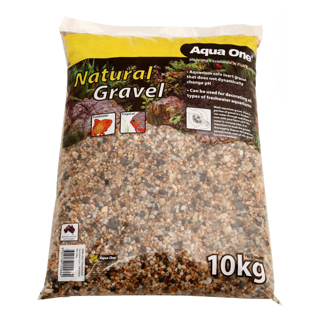 Aqua One - Natural Gravel Australian Gold Dark 4-6mm Mix
