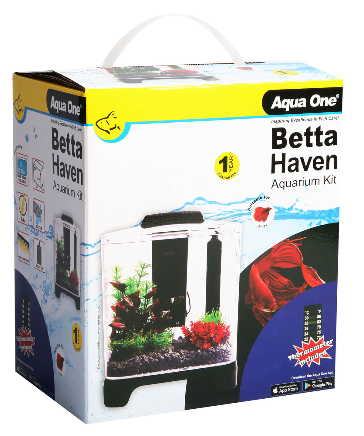 Aqua One Betta Haven Acrylic Aquarium 7L