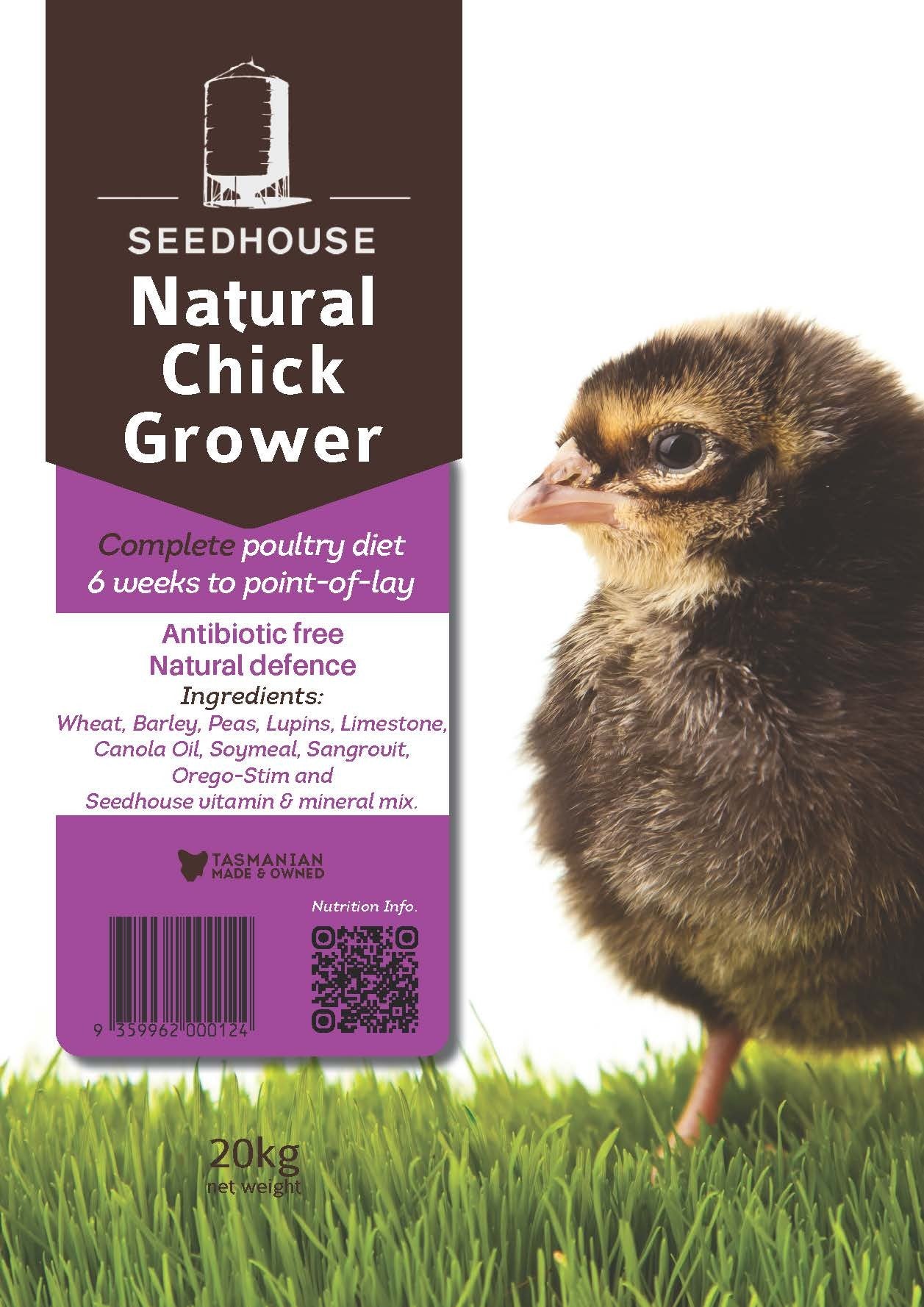 Seedhouse Natural Chick Grower 20kg