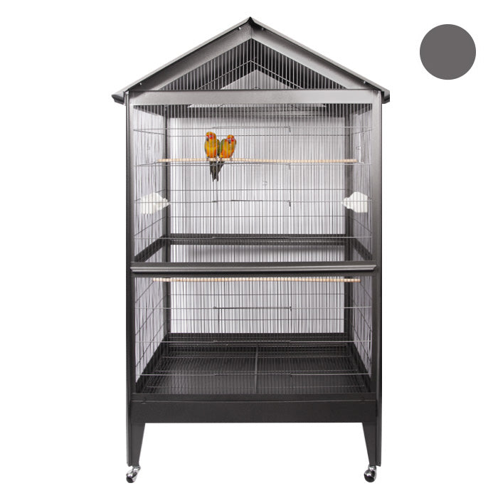 Avi One Patio Aviary Cage Silver Black