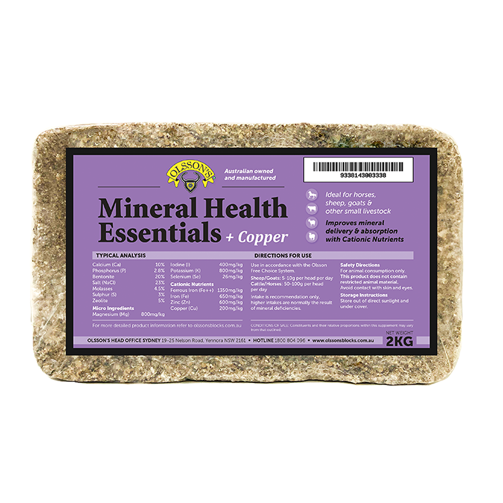 Olssons Block Mineral Health + Copper 2kg