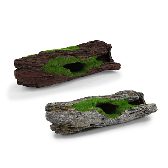 Kazoo Driftwood with Moss Fish Tank Ornament - Medium