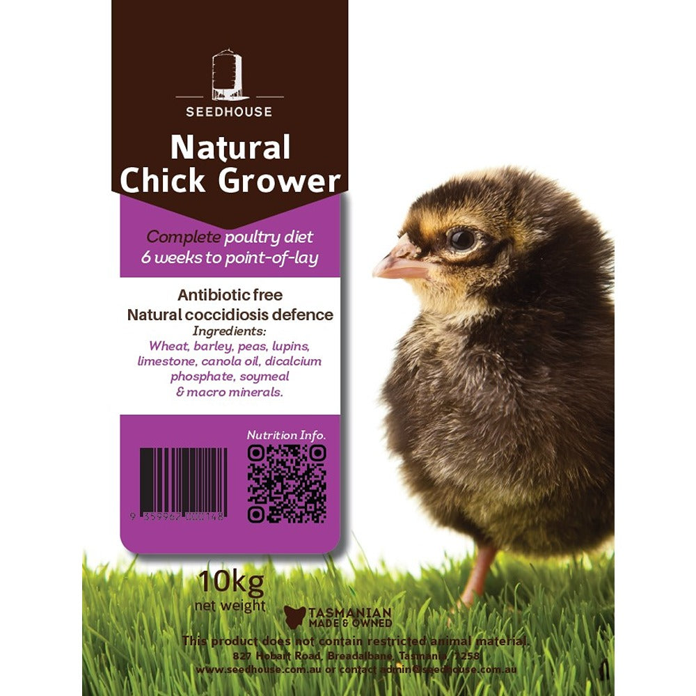 Seedhouse Natural Chick Grower 10kg