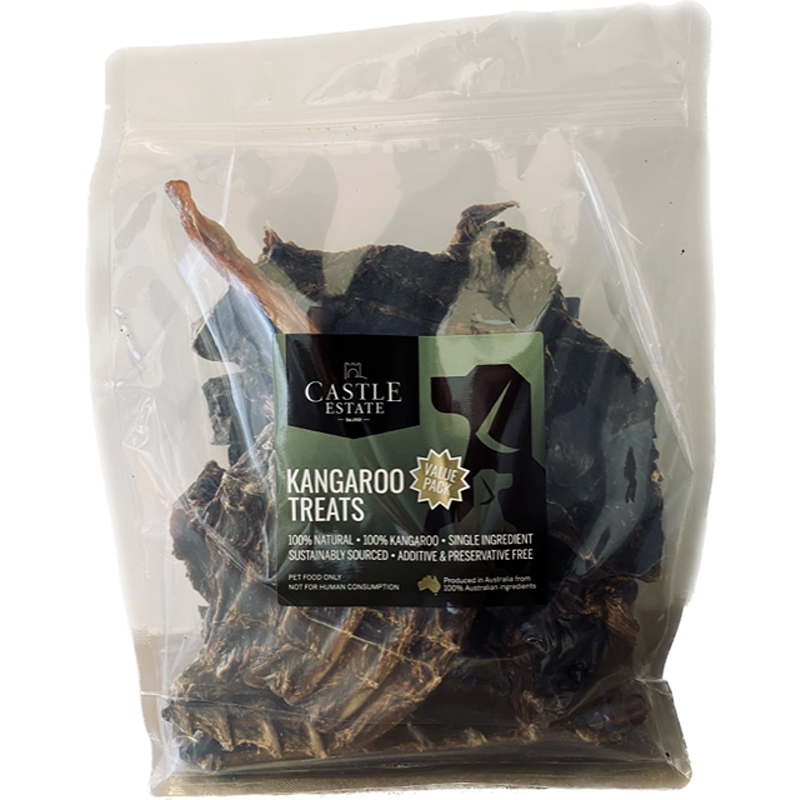 Castle Estate Kangaroo Dog Treats Value Pack 700g