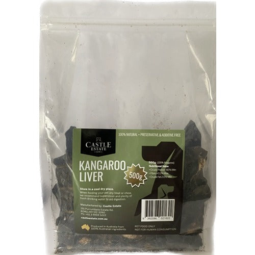 Castle Estate Kangaroo Liver Dog Treats 500g
