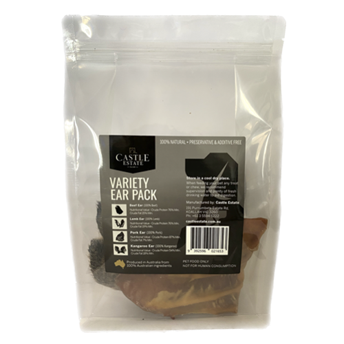 Castle Estate Variety Ear Dog Treats 6pk