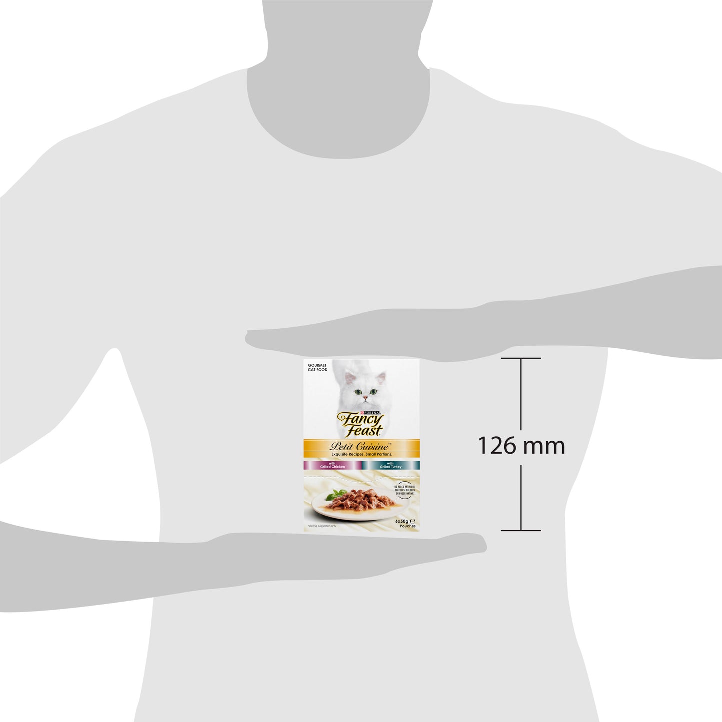 Fancy Feast Adult Petit Cuisine Chicken And Turkey Grilled Wet Cat Food 6 X 50g