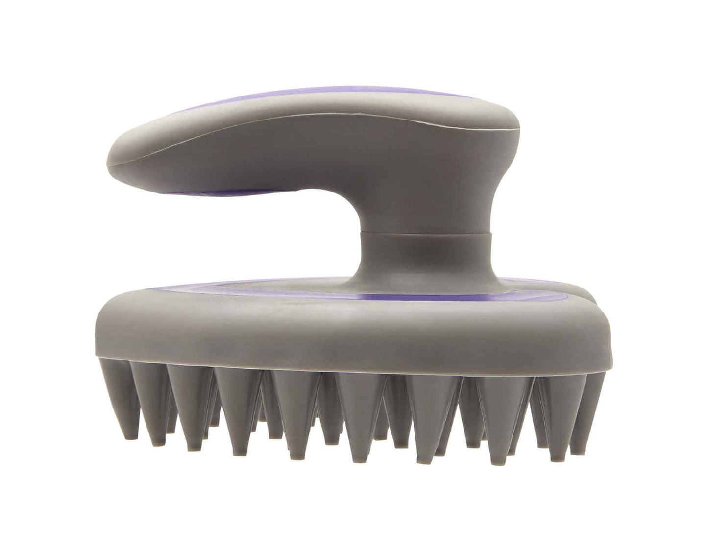 Caribu Rubber Grooming Brush Purple