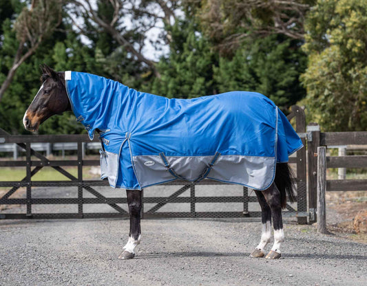 Caribu Alpine Combo Horse Rug 200g Sky Blue