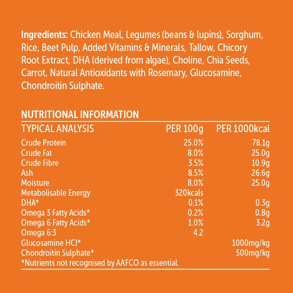 Glow Australian Chicken Mature Dry Dog Food