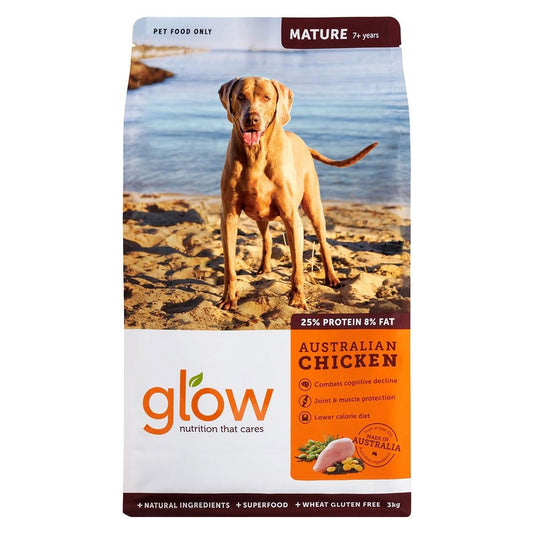 Glow Senior 7+ Australian Chicken Dry Dog Food