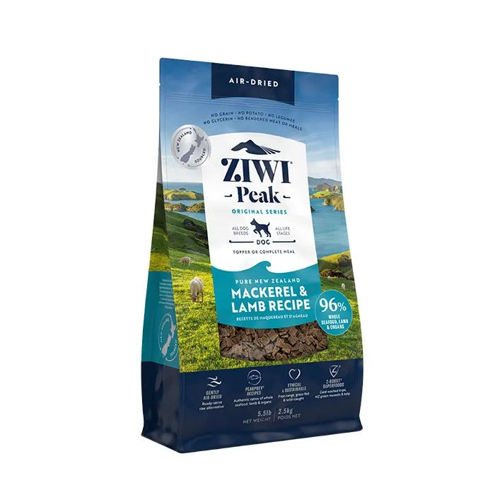 Ziwi Peak Air Dried Mackerel & Lamb Recipe Dry Dog Food