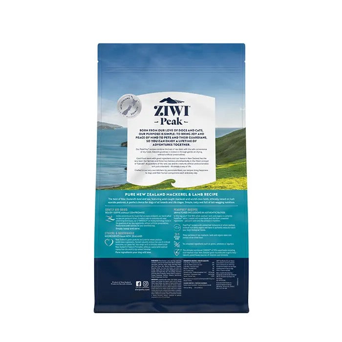 Ziwi Peak Air Dried Mackerel & Lamb Recipe Dry Dog Food