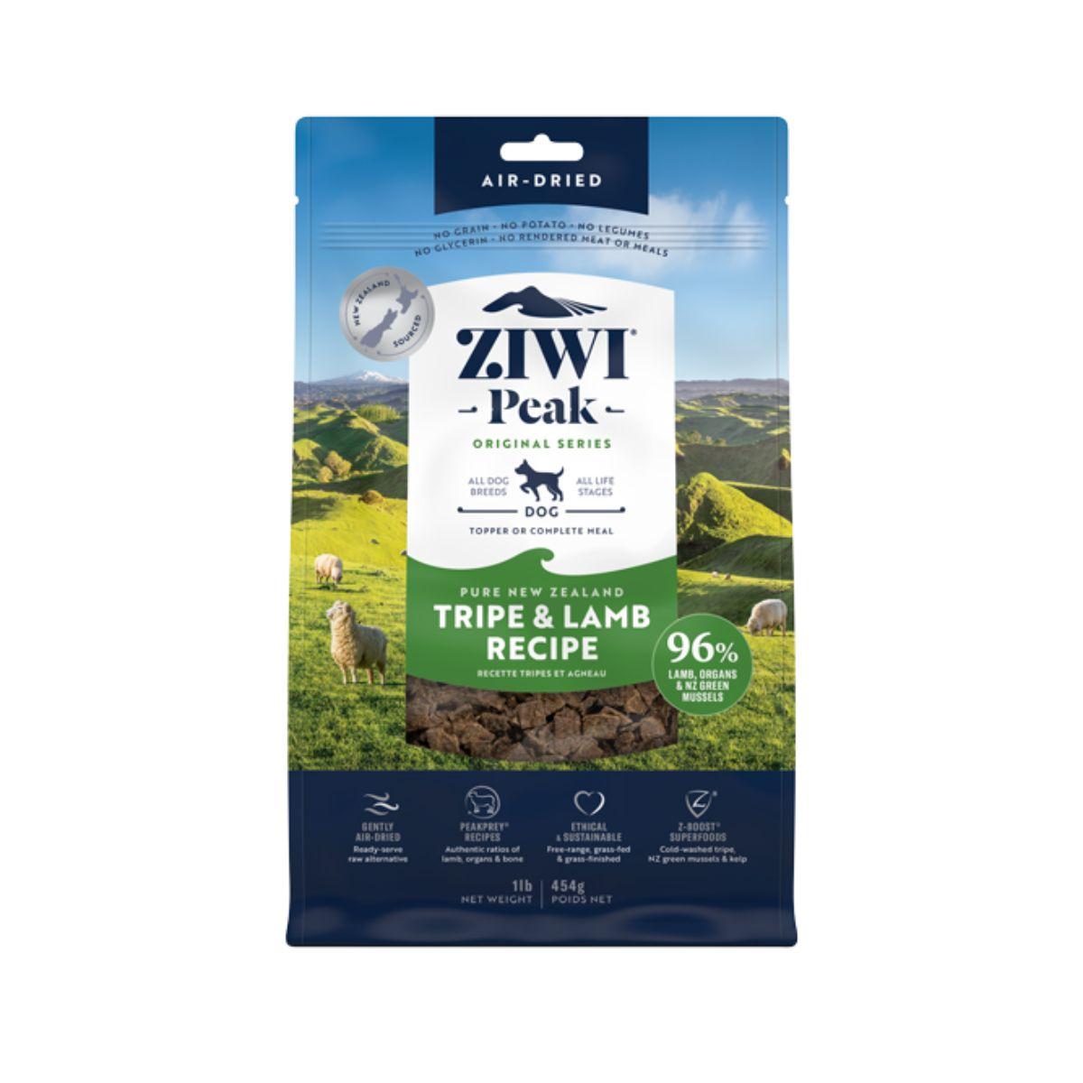 Ziwipeak Air Dried Tripe & Lamb Dry Dog Food