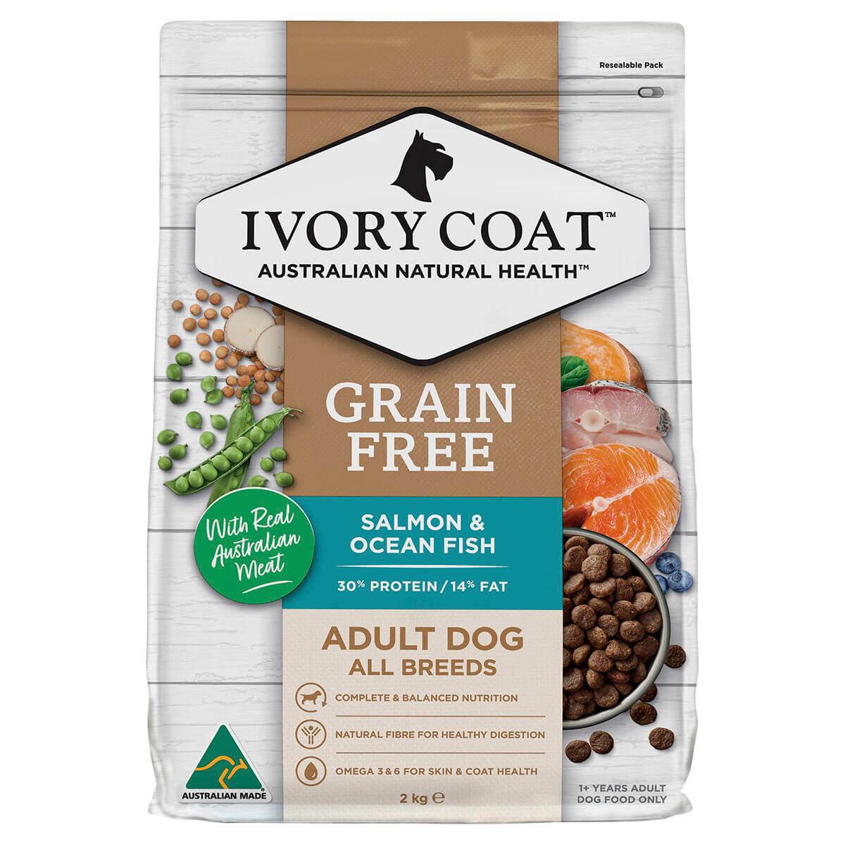Ivory Coat Grain Free Adult Salmon & Ocean Fish Dry Dog Food
