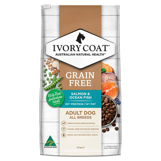 Ivory Coat Grain Free Adult Salmon & Ocean Fish Dry Dog Food