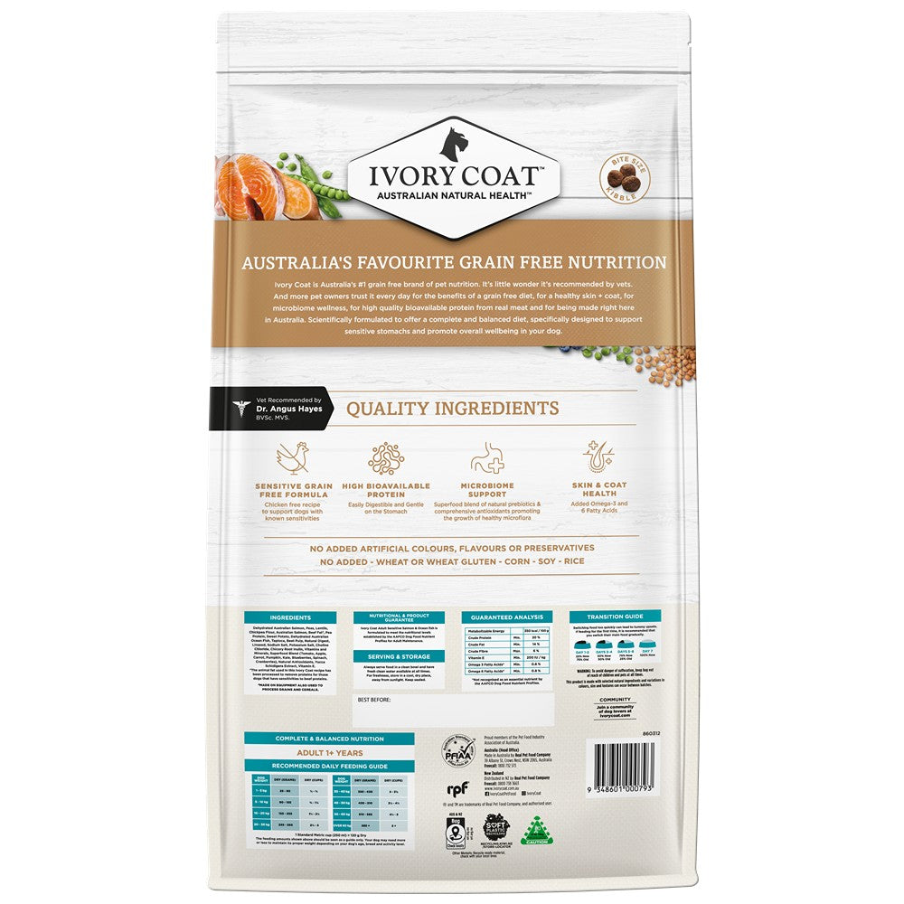 Ivory Coat Salmon & Ocean Fish Grain Free Adult Dry Dog Food