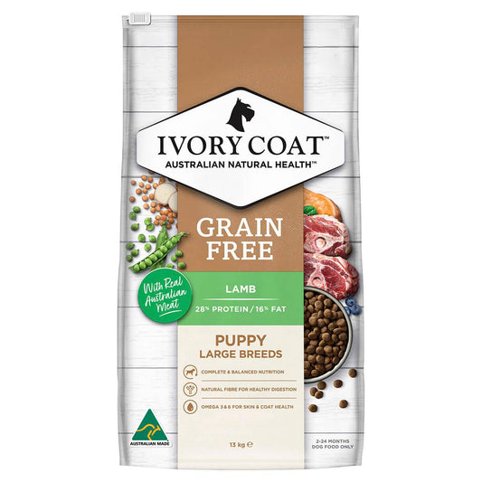 Ivory Coat Grain Free Large Breed Puppy Lamb Dry Dog Food