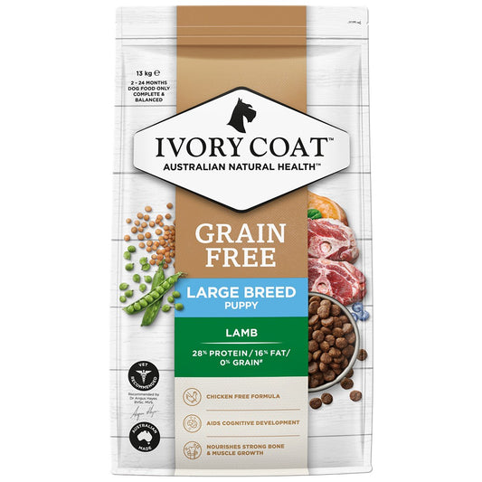 Ivory Coat Grain Free Large Breed Puppy Lamb Dry Dog Food