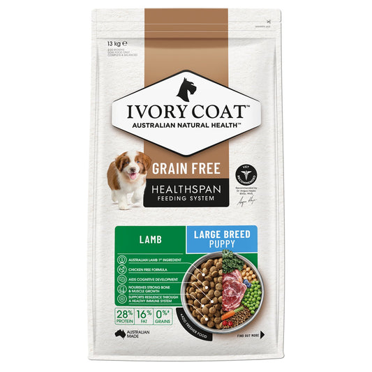 Ivory Coat Grain Free Large Breed Puppy Lamb Dry Dog Food