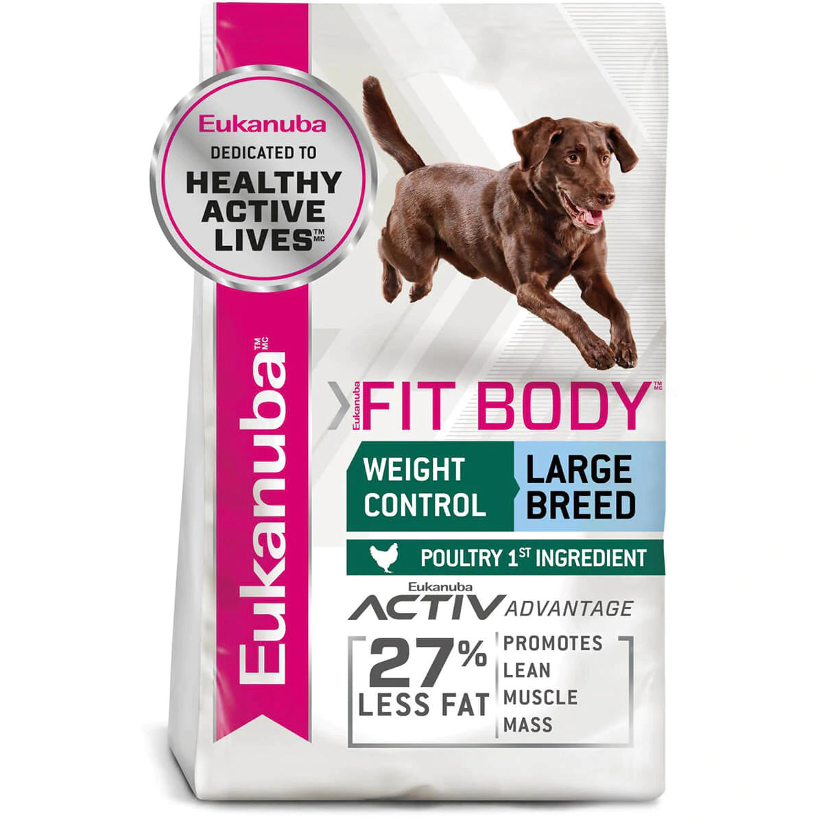 Eukanuba Large Breed Fit Body Adult Dry Dog Food 14kg