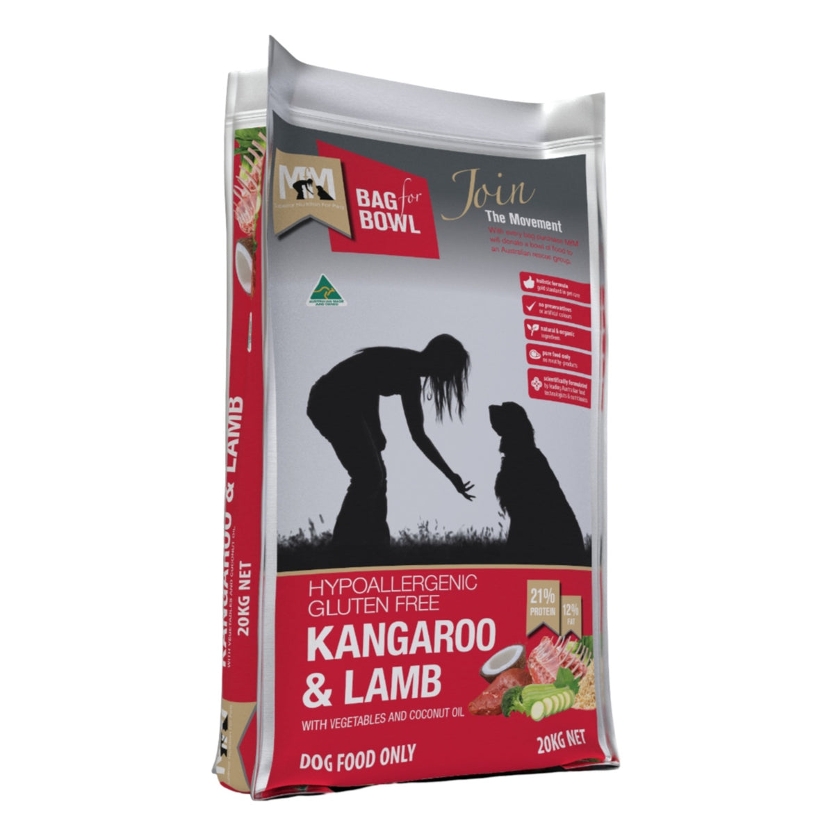 Meals For Mutts Kangaroo & Lamb Adult Dry Dog Food