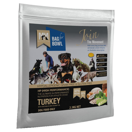 Meals For Mutts High Perform Grain Free Adult Turkey & Chickpea Dry Dog Food