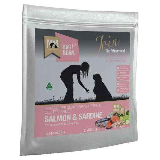 Meals For Mutts Grain Free Adult Salmon & Sardine Dry Dog Food
