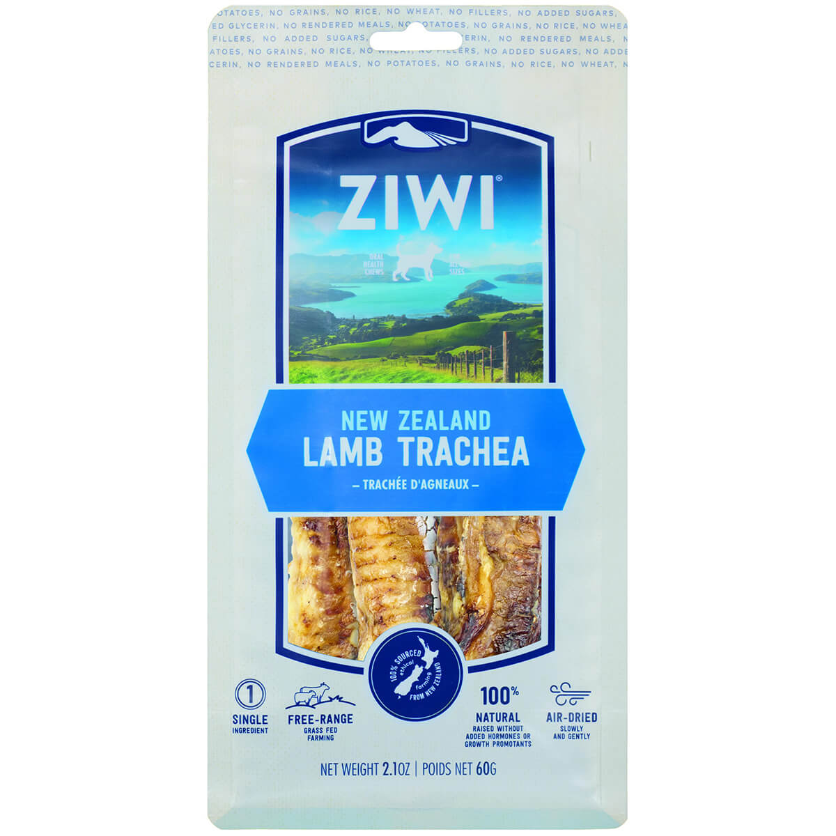 Ziwi Peak Lamb Trachea Chews Dog Treats 60G