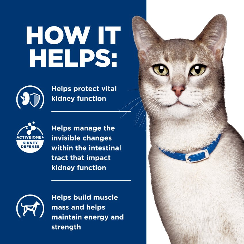 Hill's Prescription Diet K/D Kidney Care Chicken Pouches Wet Cat Food 85G