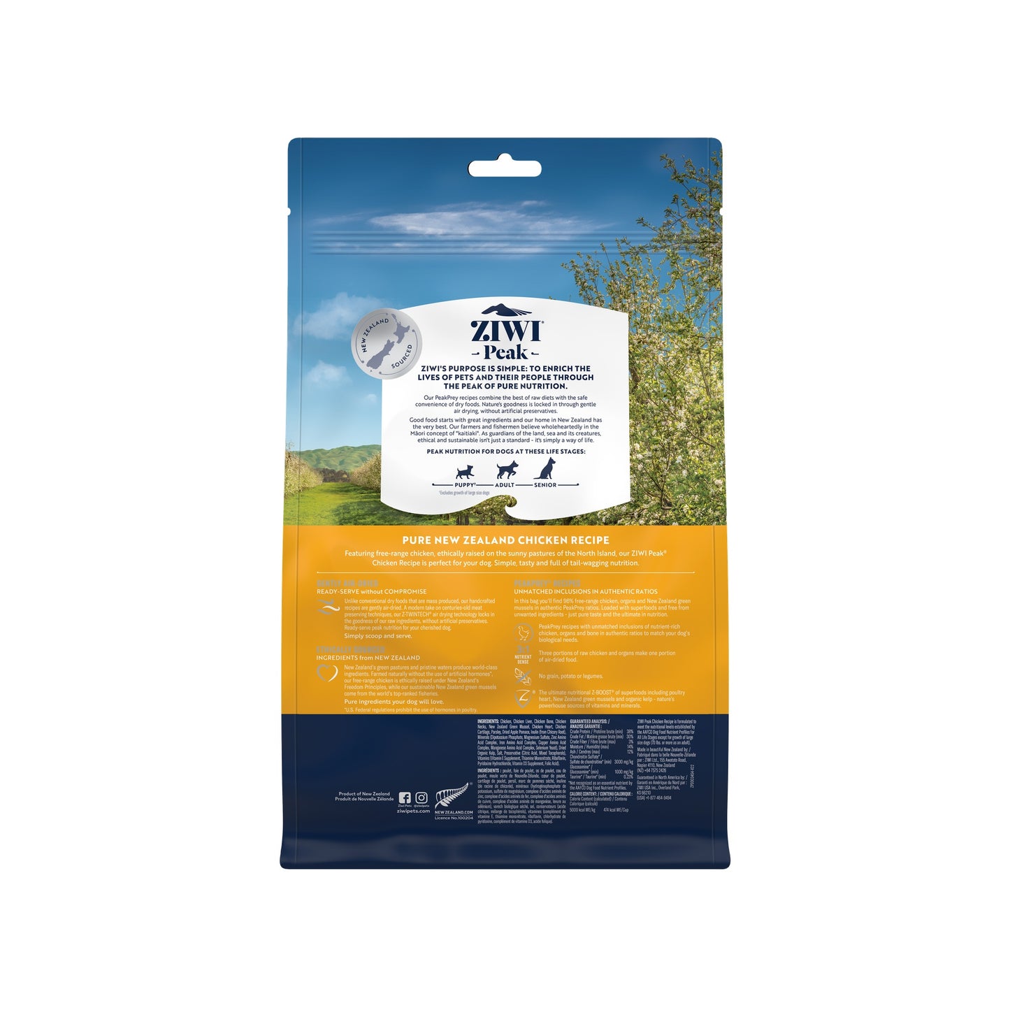 Ziwi Peak Air Dried Chicken Recipe Dry Dog Food