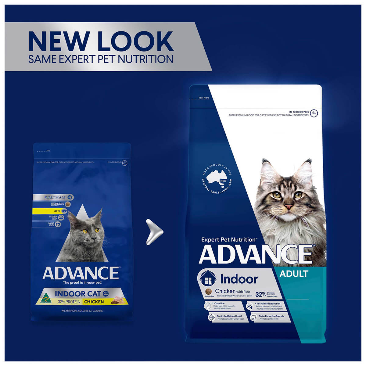 Advance Indoor Adult Chicken Dry Cat Food 2kg