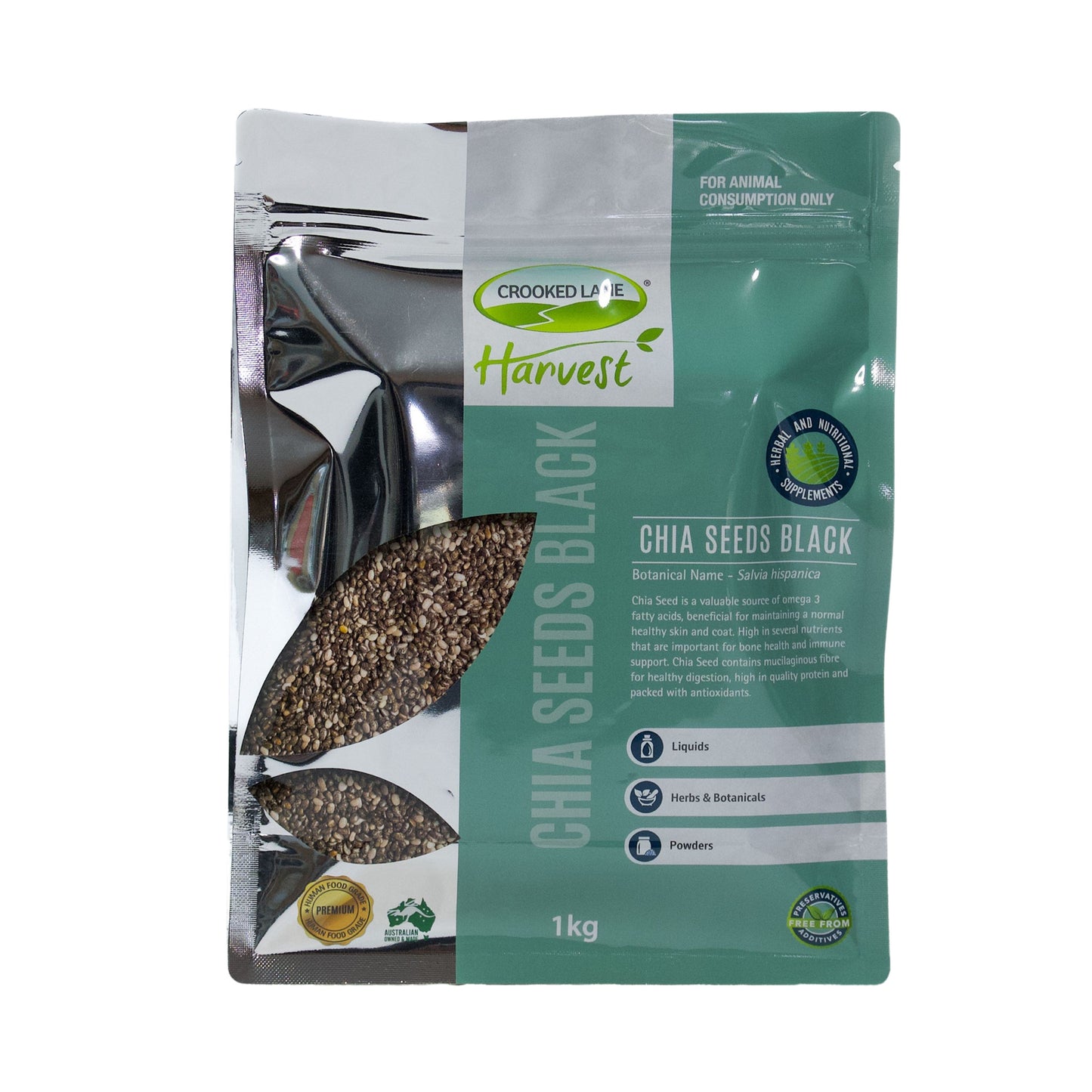 Crooked Lane Chia Seeds Horse, Dog & Cat Supplement