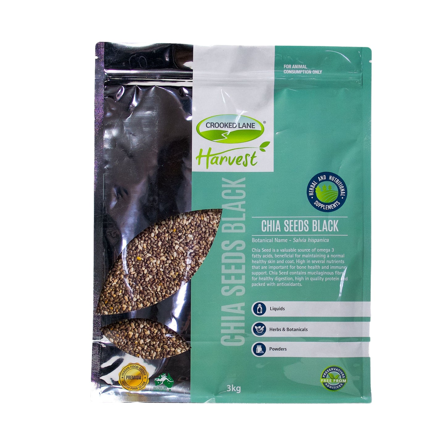 Crooked Lane Chia Seeds Horse, Dog & Cat Supplement