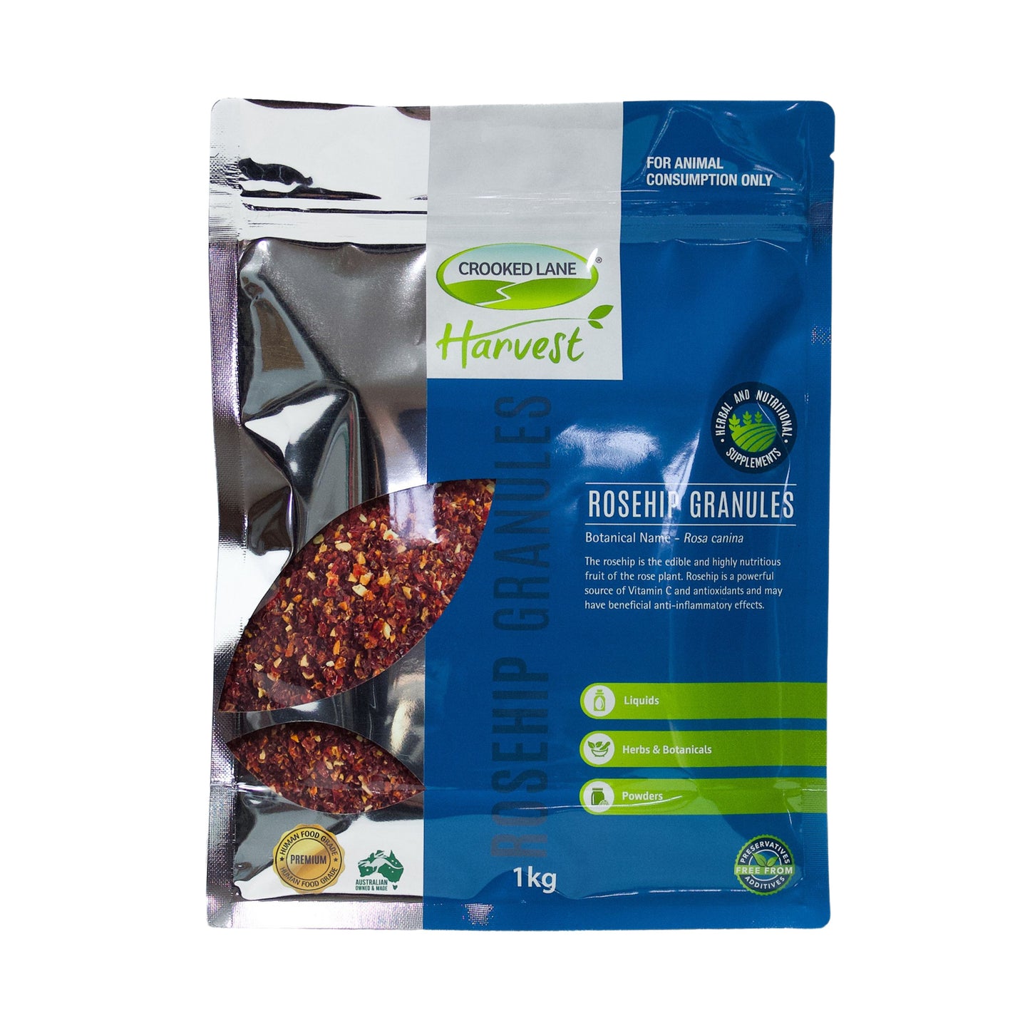 Crooked Lane Rosehip Granules Horse & Dog Supplements