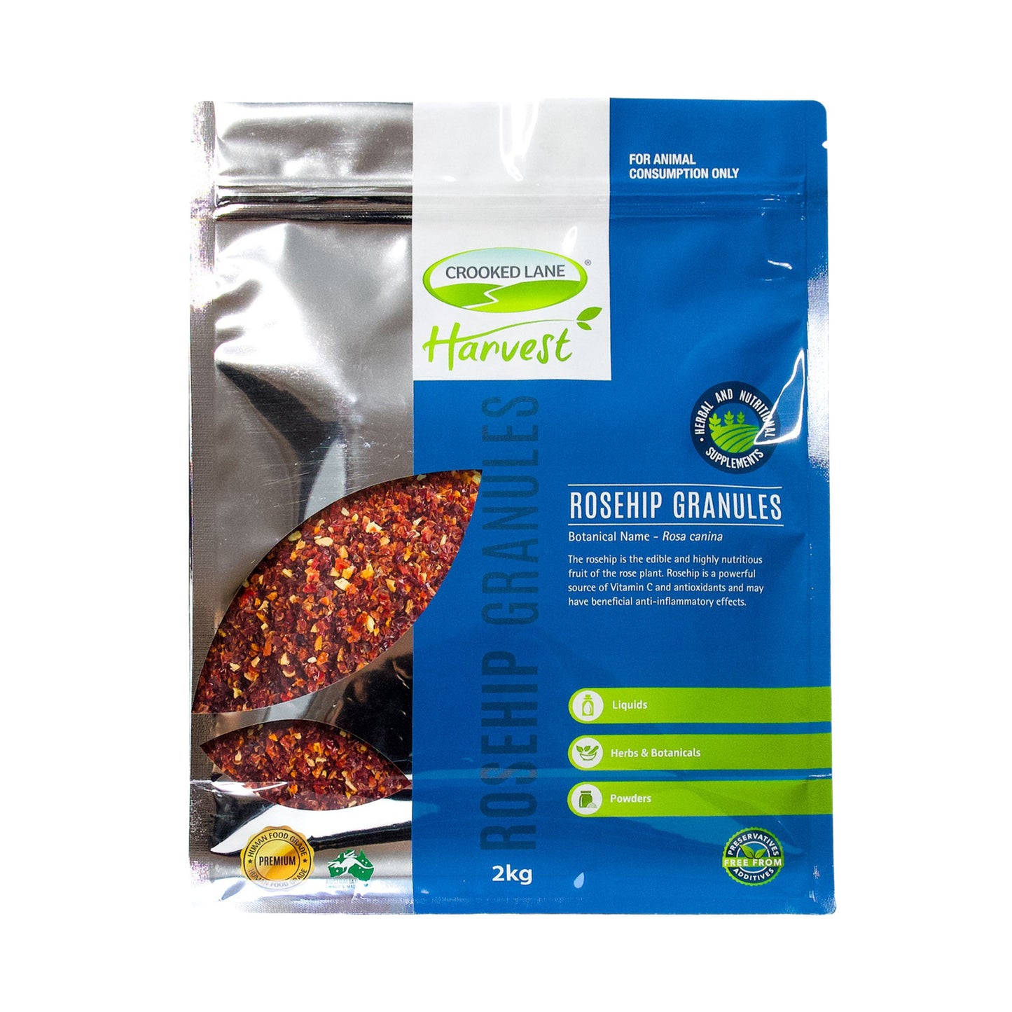 Crooked Lane Rosehip Granules Horse & Dog Supplements