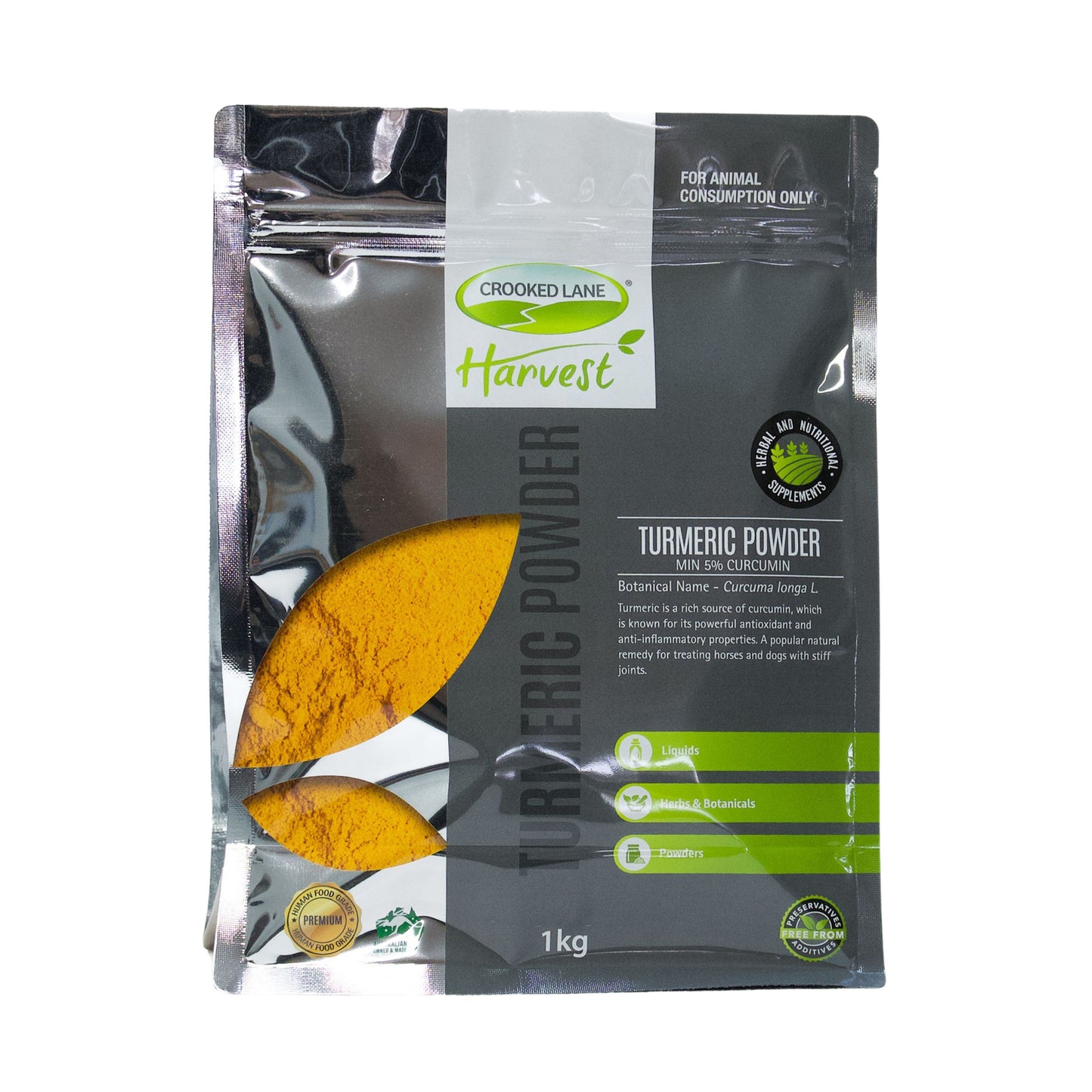 Crooked Lane Tumeric Horse, Dog & Cat Supplement Powder