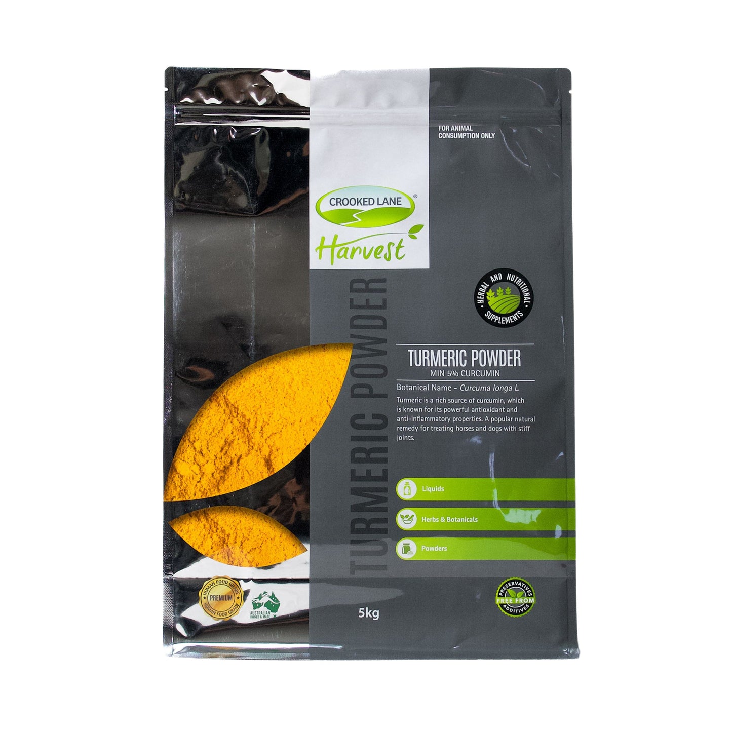 Crooked Lane Tumeric Horse, Dog & Cat Supplement Powder