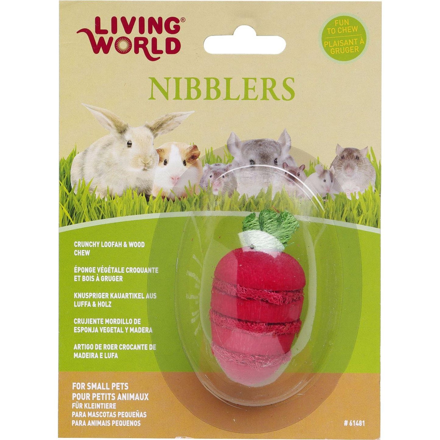 Living World Wood Loofah Strawberry