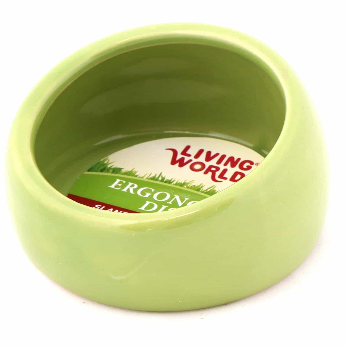 Living World Ceramic Ergonomic Pet Dish