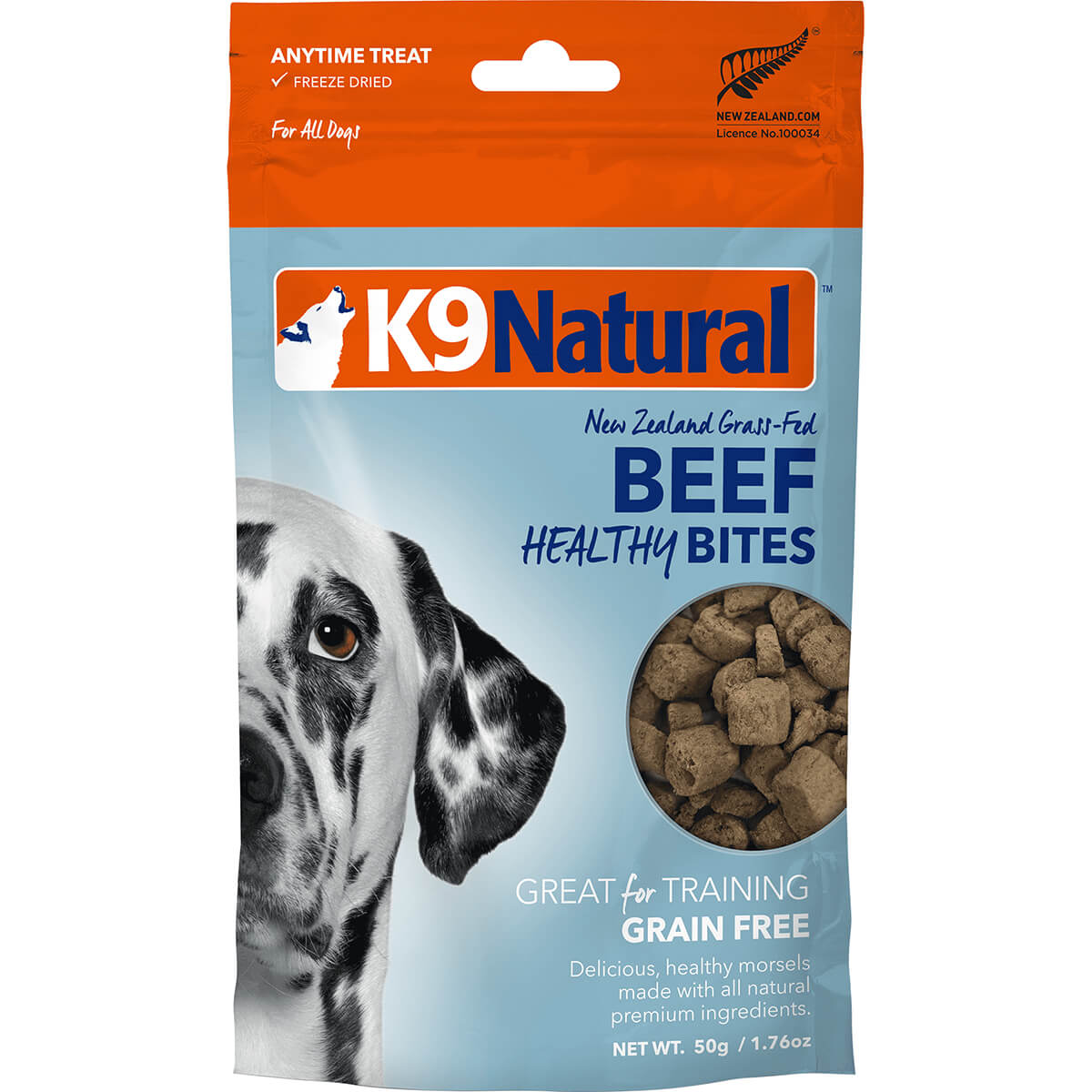 K9 Natural Beef Healthy Bites Dog Treats 50g